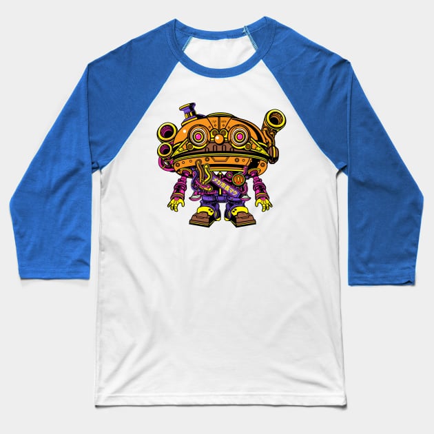 Mayor MechCheese Baseball T-Shirt by 1shtar